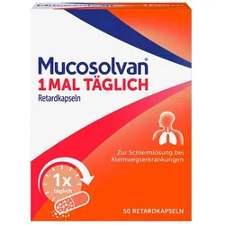 Mucosolvan 1x täglich Retardkapseln, Hustenlöser