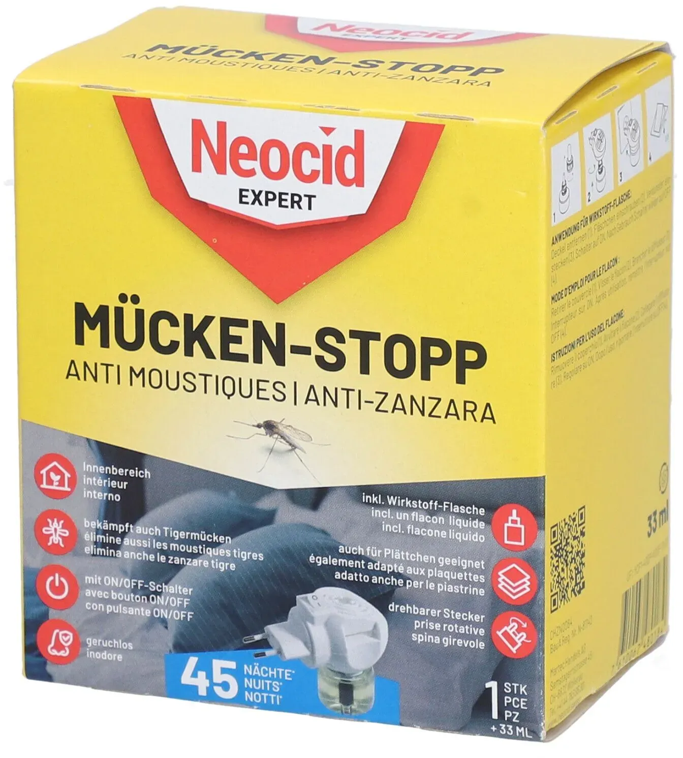 Neocid Expert Mückenstopp Kombi 1Stk + 30ml