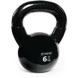 XTREXO Kettlebel 6KG Gusseisen mit Vinyl-Beschichtung für vielseitige Übungen zu Hause und Gym Dumbbell Professional Ball Hantel