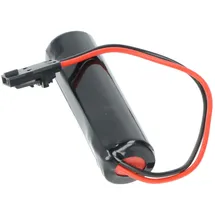 AccuCell Speicherbatterie passend für Temperatursensor, 1/2 AA Lithium Batterie 3,6V, mit Kabel und Stecker