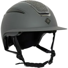 Imperial Riding Reithelm IRHOlania Deluxe Big Visor, Grey, M