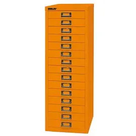 BISLEY MultiDrawerTM L3915 Schubladenschrank orange 15 Schubladen 27,8 x 38,0 x 85,7 cm