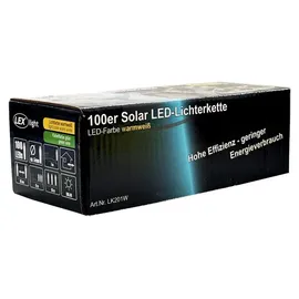 Mojawo Lichterkette LED 100'er Solar grün
