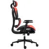 Bürostuhl in modernem Racing-Design - ergonomischer Gaming Schreibtischstuhl mit Nacken- und Lordosenstütze - komfortabler Gaming Stuhl mit atmun...