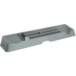 Exacompta 67038D 6x Desktop-Organizer TOOLBAR mit 7 verschiedenen Ablagefächern und 2 ausziehbaren Schubfächern links und rechts - Dunkelgrau