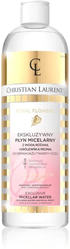 Christian Laurent Royal Flowers reinigendes Mizellenwasser zum Abschminken 3in1 500 ml
