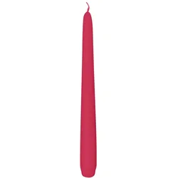 Wiedemann Kerzen Konische Kerzen (Spitzkerzen) Magenta 250 x 25 mm, 12 Stück