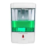 TopHomer 600ml IR-Sensor Automatischer Seifenspender Wandmontage, Berührungslos Flüssigseifenspender, Ideal für Zuhause Hotels Öffentlichkeit