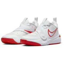 Nike Team Hustle D 11 Basketballschuhe Kinder 102 summit white/track red-white 40