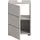WELLTIME Waschbeckenunterschrank BIEL 38 x 56 cm Schwarz