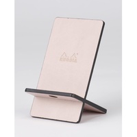 Rhodia Handyhalter italienischem Kunstleder 13x8x8,5 cm Hauch von Rosa