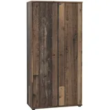 Forte Tempra Büroschrank 73,7 x 34,8 x 149,5 cm braun