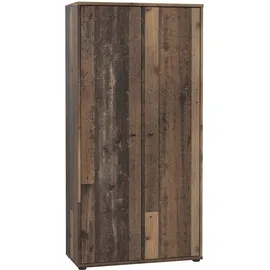 Forte Tempra Büroschrank 73,7 x 34,8 x 149,5 cm braun