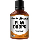 Body Attack Flavdrops zuckerfreie Aromatropfen Vegan ohne Aspartam Karamell 50 ml