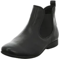 THINK! Damen GUAD2 chromfrei gegerbte nachhaltige Stiefelette, SCHWARZ 38
