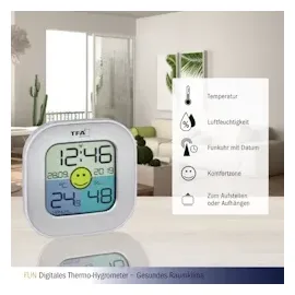 TFA Dostmann FUN Luftfeuchtemessgerät (Hygrometer) 10 rF 99 rF