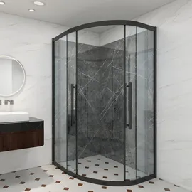 neu.haus Duschrückwandset Bladel 12er Set 120 x 60 cm Grey Diamond