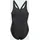 adidas Logo C-Back Badeanzug Schwarz/Weiß 170
