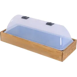 Siena Garden Zimmergewächshaus Holz Braun Kunststoff 56 cm 0,25 m2