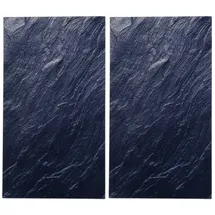 Excellent Houseware Herdabdeckplatte 52 x 30 cm marineblau