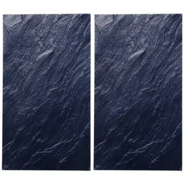 Excellent Houseware Herdabdeckplatte 52 x 30 cm marineblau