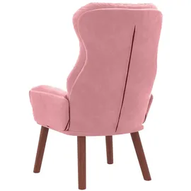 vidaXL Sessel Rosa 69 x 74 x 93 cm Samt