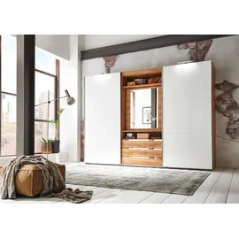WIMEX Schwebetürenschrank Magic by fresh to go 300 x 216 x 65 cm Beige/Braun/Weiß