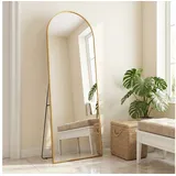 OTTO home Spiegel Standspiegel Addrik, wahlweise in 2 Größen 150x40cm oder 180x60cm (als Wandspiegel und Standspiegel einsetzbar, Rahmen aus Metall), Ganzkörperspiegel mit Sicherheitsglas, in verschiedenen Farben goldfarben 60 cm x 180 cm x 2,7 cm