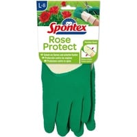 Spontex Protect Gartenhandschuhe, extra robust für Dornen und Hecken, mit Naturlatexbeschichtung, Größe L, 1 Paar