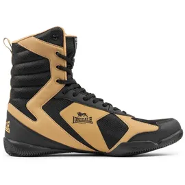 Lonsdale Heskin Herren Schwarz/Gold/Weiß 44