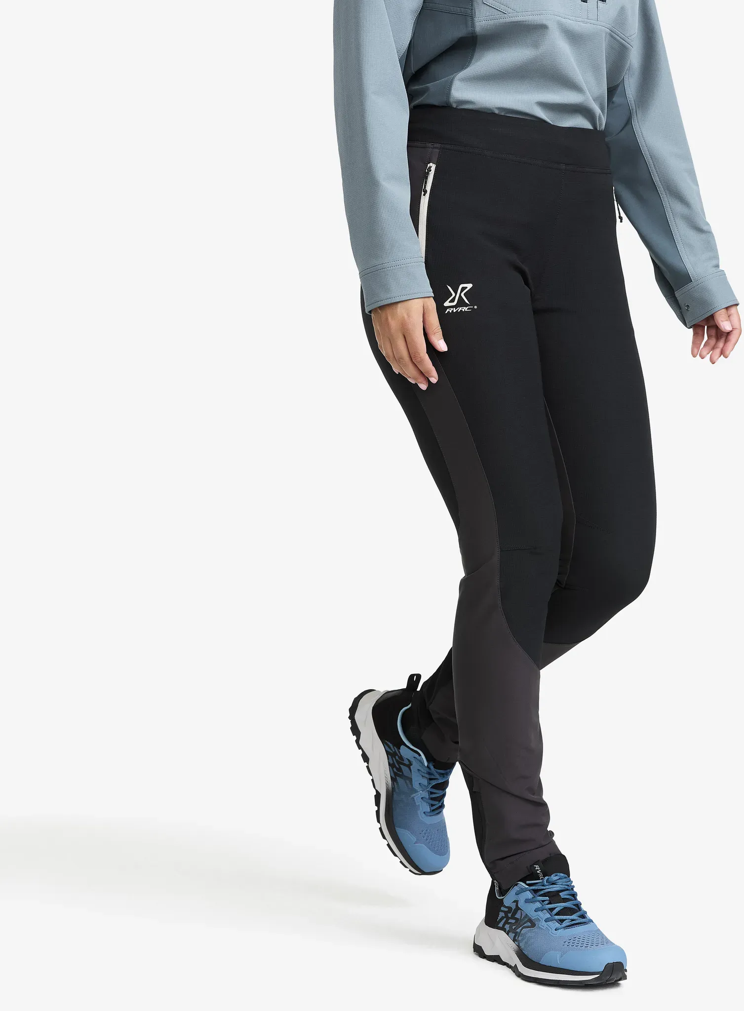 Ridge Trek Stretch Pants Damen Black/Anthracite, Größe:S - Damen - Schwarz