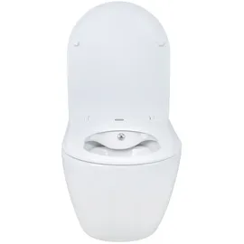 Belvit Aloni Hänge WC mit WC-Sitz Weiß