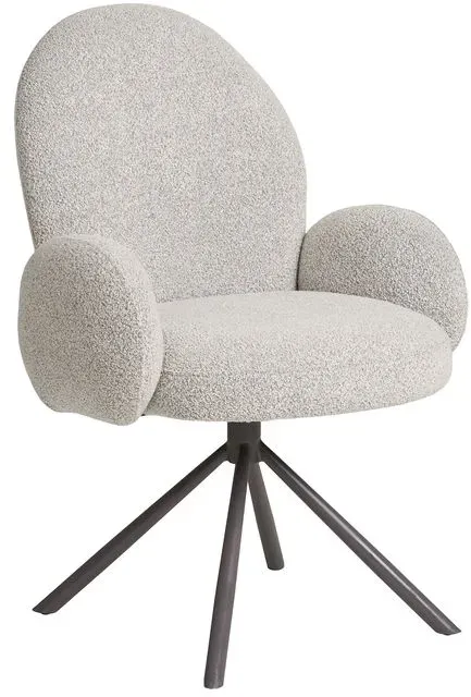 Stuhl Lana Stoff Beige Sand