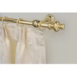 GARESA »ANDREA« Ø 20 mm 1 läufig-läufig Wunschmaßlänge Vorhanggarnitur, verlängerbar, Endknopf Profil groß, mit Ringen