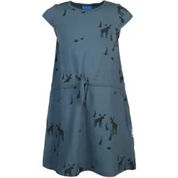 finkid - Kurzarm-Kleid Kirkas In Real Teal  Gr.134/140