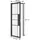 Inova Loft satiniert links 83,4 x 197,2 cm schwarz
