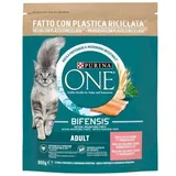 Kroketten Katze Purina One Trockenfutter für Erwachsene Ein Salmone 800 G