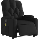 vidaXL Massagesessel Elektrisch Kunstleder 142 x 75 x 100 cm Schwarz