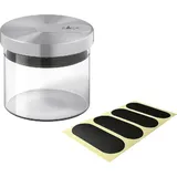 Zack Vorratsglas CUNDO 0,3 Liter Borosilikatglas Edelstahldeckel Frischhaltedose