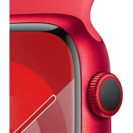 Apple Watch Series 9 GPS + Cellular 41 mm Aluminiumgehäuse (product)red, Sportarmband (product)red S/M