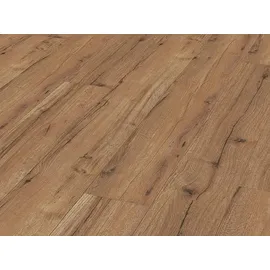 MeisterWerke MEISTER Laminatboden MeisterDesign. laminate LL 150 2052 x 220 x 8 mm 06256 Eiche rustikal cognac Rohholz-Poren-Struktur