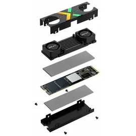 PNY CS3150 XLR8 Gaming Epic-X 1TB SSD M.2 GEN5 NVMe RGB Heatsink