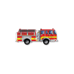 Melissa & Doug Puzzle Fußbodenpuzzle - Riesiges Feuerwehrauto, 24 Teile, Puzzleteile