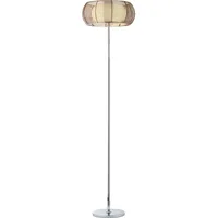 Brilliant Lampe Relax Standleuchte 2flg bronze/chrom 2x A60, E27,
