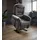 sit&more TV-Sessel Morten Kunstleder 76 x 115 x 78 cm Grau mit Motor und Aufstehhilfe