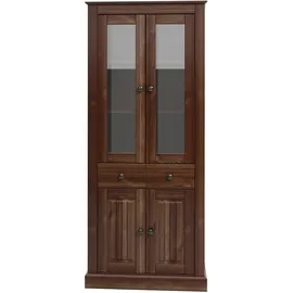 OTTO home Vitrine Liotta 77 x 31 x 181 cm Braun