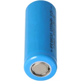 EIZfan IFR 18500 1200mAh 3,2V LiFePo4 Akku Flat Top ohne Kopf ungeschützt 49x18,15mm