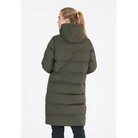 Whistler Steppmantel "Abella", Damen, Gr. 44, schwarz (dunkelgrün), 100% Polyester, unifarben, lang, ohne Ausschnitt, Mäntel Steppmantel, mit atmungsaktiver Eigenschaft
