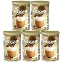 Nescafe Cappuccino cremiger Geschmack mit Bohnenkaffee 250g 5er Pack