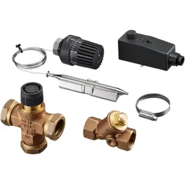 OVENTROP Fußboden-Regel-Set 3 b. 200 qm, m Tri-D 3-Wege-Verteilventil